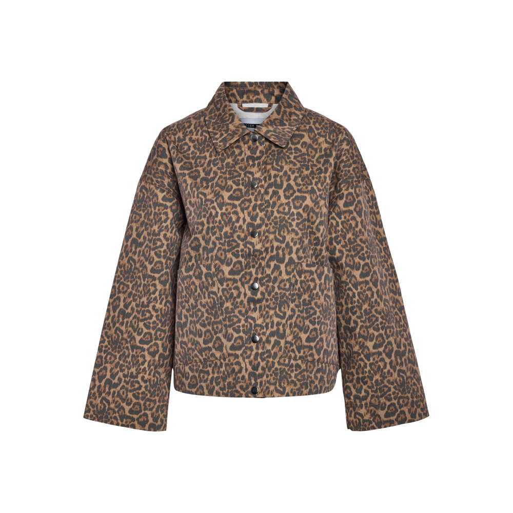 Noisy May Hill Leopard Print Jacket
